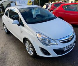 2012 VAUXHALL CORSA 1.2 ACTIVE 12V 3D