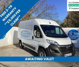 VAUXHALL MOVANO 2022 VAUXHALL MOVANO CDTI 3500 BITURBO DYNAMIC MWB M/R EURO 6 MWB PANEL VAN DIESEL MANUAL