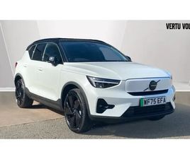 2025 VOLVO EX40 185KW EXT RANGE PLUS BLACK EDITON 78KWH 5DR AUTO