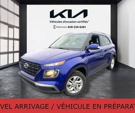 HYUNDAI VENUE PREFERRED, JAMAIS ACCIDENTÉ, VOLANT CHAUFFANT