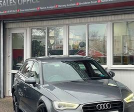 2014 AUDI A3 1.4 TFSI S LINE SPORTBACK 5DR PETROL MANUAL EURO 5 (START/STOP) (122 PS) HATCHBACK PETROL M...
