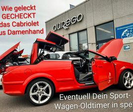 OPEL ASTRA CABRIO FRAUENHAND GARAGEN-OPEL ASTRA TWIN TOP CABRIOLET COUPE SPORTWAGEN
