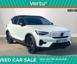 VOLVO EX40 SINGLE MOTOR EXTENDED RANGE 82KWH PLUS BLACK EDITION AUTO 5DR