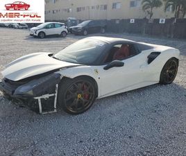 FERRARI 488 SPIDER 2017 3.9L 3.9 BENZYNA 660KM
