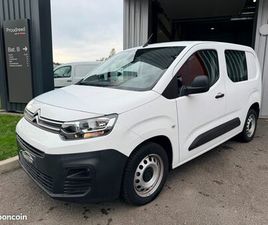 CITROEN BERLINGO SOCIETE CITROËN BERLINGO VAN M 1000KG PURETECH 130CH S&S CLUB EAT8 - 1ÈRE MAIN ? - PRIX TTC AVEC TVA RECUP ◊ - ENTRETIEN COMPLET ? - 2 PLACES - GPS ET CARPLAY - CLIM -