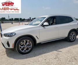 BMW X3 SDRIVE30I 2024 2.0L 2.0 BENZYNA 248KM