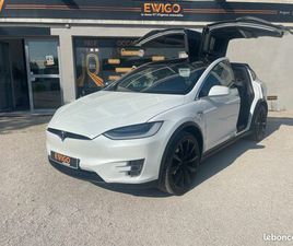 TESLA MODEL-X 100D LONG RANGE PERF+ / 525 100KWH 4WD DUAL-MOTOR*SUPER CHARGEUR*JANTES ONYX *BVA