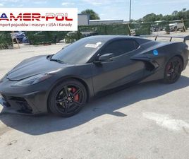 CORVETTE C8 CHEVROLET CORVETTE 2023, 3LT, OD UBEZPIECZALNI 6.2 BENZYNA 495KM