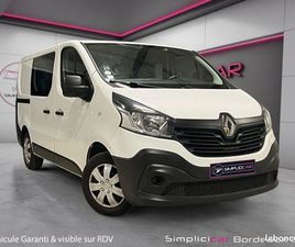 RENAULT TRAFIC CABINE RENAULT TRAFIC CABINE APPROFONDIE L1H1 1200 KG DCI 95 E6 CONFORT 5PLACES ATTELAGE GARANTIE 12 MOIS