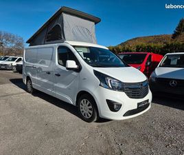 OPEL VIVARO ÉQUIPÉ DU TOIT RELEVABLE, ISOLATION AU LIÈGE PROJETÉ, CHAUFFAGE, ETC...