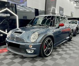 MINI COOPER S (R53) JCW, COLLECTOR, N°0642/2000, 218CV, 27.500 KMS D'ORIGINE, KIT JOHN COOPER WORKS, SIEGES BAQUET RECARO, CHAUFFANTS, CUIR NOIR, CLIM, VOLANT M