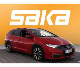 HONDA CIVIC TOURER TOURER 1,8I SPORT AT ** SUOMI-AUTO / P. KAMERA / VAKKARI / BLUETOOTH / LOHKO + SISÄ / KAHDET RENKAAT **