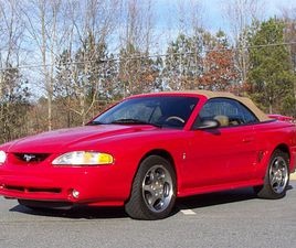 FORD MUSTANG CABRIOLET COBRA 1994 FORD MUSTANG 1-OWNER SVT COBRA 4900 MILES 5.0L MUSEUM BENCHMARK