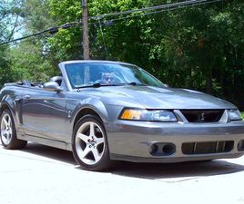 FORD MUSTANG CABRIOLET COBRA 2003 FORD MUSTANG 1-FAMILY OWNED SVT COBRA CONVERTIBLE 6-SPEED 32V SUPERCHARGED
