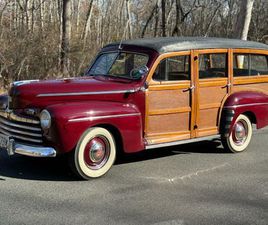 FORD SUPER DE LUXE 1947 FORD SUPER DELUXE RARE 8-PASSENGER 4-DOOR MODEL WITH “WALK-THROUGH” SEATING