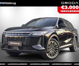OMODA 9 PREMIUM PLUG-IN HYBRIDE AUTOMAAT MET 1100 KM RANGE, LEDEREN BEKLEDING, ELEKTRSICHE STOELVERSTELLING VOOR EN ACHTER NU TE BESTELLEN EN PROEF TE RIJDEN!