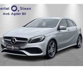 MERCEDES-BENZ A-KLASSE 180 | AMG LINE | RYGGEKAMERA | 18'' 2017, 132 200 KM, KR 189 000,-