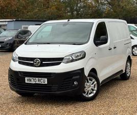 VAUXHALL VIVARO 2020 VAUXHALL VIVARO 1.5 TURBO D 2700 DYNAMIC L1 H1 EURO 6 (START/STOP) 6DR PANEL VAN DIESEL MANUAL