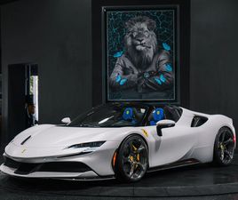 FERRARI SF90 STRADALE SPIDER 2022 FERRARI SF90 SPIDER $831K MSRP, TAILOR MADE, FACTORY MATTE WHITE PAINT