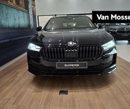 SKODA SUPERB 1.5 TSI PHEV SPORTLINE BUSINESS EBONY BLACK | 19 INCH. TORCULAR ZWART GEPOLIJST VELGEN | PANORAMADAK, ELEKTRISCH BEDIENBAAR | TREKHAAK WEGKLAPBAAR,