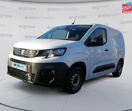 PEUGEOT PARTNER M 650KG BLUEHDI 100CH SS CABINE MULTIFLEX 3 PLACES PACK ASPHALT CONNECT D'OCCASION - HESS AUTOMOBILE