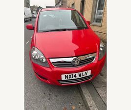 VAUXHALL ZAFIRA 1.8 16V EXCLUSIV EURO 5 5DR