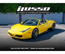 FERRARI 458 ITALIA SPIDER USED 2012 FERRARI 458 SPIDER COSTA MESA CA 92626