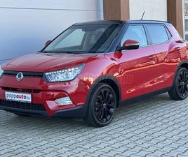 SSANGYONG TIVOLI 160 E XGI SSANGYONG TIVOLI 1.6 E-XGI STD PLUS BLACK & RED / NAVI / KAMERA / 86 E. KM / SZERVIZKÖNYV /