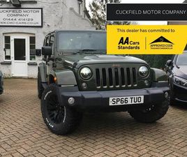 JEEP WRANGLER CONVERTIBLE JEEP WRANGLER 3.6 V6 75TH ANNIVERSARY SUV 4DR PETROL AUTO 4WD EURO 6 (280 BHP)