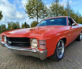 CHEVROLET EL CAMINO CHEVROLET EL CAMINO V8 AUTOMATIC (BJ 1971, AUTOMAAT) — OLDTIMERS — MARKTPLAATS