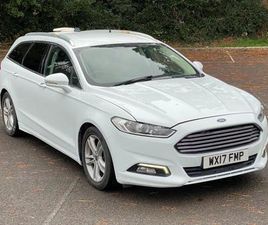 2017 FORD MONDEO 2.0 TDCI ECONETIC ZETEC 5DR ESTATE DIESEL MANUAL
