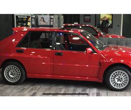 LANCIA DELTA 1992 LANCIA DELTA ROUGE MANUEL, 5 VITESSES CONDUITE À GAU...