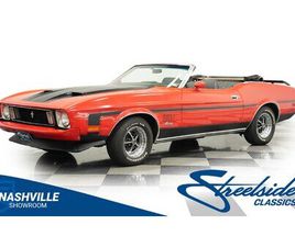 FORD MUSTANG CABRIOLET MACH 1 1973 FORD MUSTANG