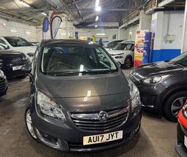 2017 VAUXHALL MERIVA 1.4I TURBO SE MPV 5DR PETROL AUTO EURO 6 (120 PS) MPV PETROL AUTOMATIC