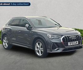 AUDI Q3 35 TFSI 2021 AUDI Q3 35 TFSI S LINE 5DR