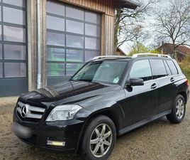 MERCEDES GLK 350 CDI, SCHWARZ, AHK, KLIMAAUTOMATIK, TEILLEDER USW