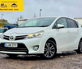 TOYOTA VERSO 2014 TOYOTA VERSO 1.8 V-MATIC ICON MPV 5DR PETROL MULTIDRIVE S EURO 5 EURO 5 (147 PS) MPV PETROL ...