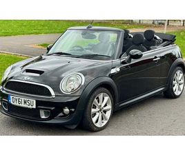 2011 MINI COOPER S CONVERTIBLE – ULEZ FREE – LONG MOT