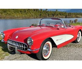 CORVETTE C1 1957 CHEVROLET CORVETTE ROUGE MANUEL, 4 VITESSES CONDUITE...