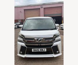 TOYOTA VELLFIRE 2.5 PETROL 8 SEATER