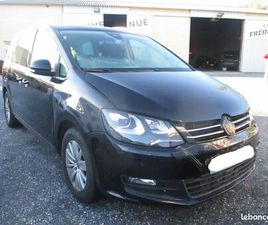 VW SHARAN II 2I0 TDI 16V 1ÈRE MAIN 150CV BLUEMOTION TECHNOLOGY CONNECT 7 PLACES BOÎTE AUTO - DOMMAGE AVANT