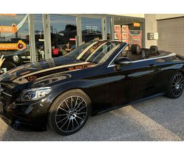 MERCEDES CLASE C CABRIO CABRIOLET 220D 194CH AMG LINE 9G-TRONIC TRES FAILBLE KM ATTELAGE AFFICHAGE TÊTE HAUTE