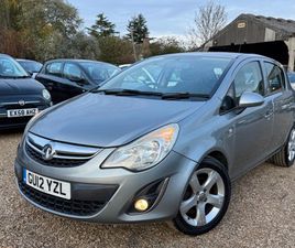 VAUXHALL CORSA 2012 (12) - 1.2 16V ACTIVE EASYTRONIC EURO 5 5DR (A/C)