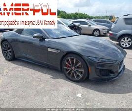 JAGUAR F-TYPE CABRIOLET P575 JAGUAR F-TYPE 2021 JAGUAR F-TYPE CONVERTIBLE AUTO R AWD 6.5 BENZYNA 575KM