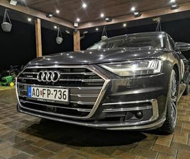 AUDI A8 LANG 55 TFSI QUATTRO TIPTRONIC IC [4 SZEMÉLY] MAGYARORSZÁGI!