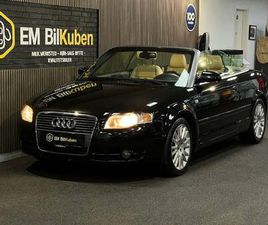 AUDI A4 CABRIO BRUGT AUDI A4 1,8 T 163 CABRIOLET MULTITR. TIL SALG