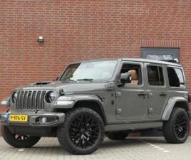 JEEP WRANGLER CONVERTIBLE JEEP WRANGLER BRUTE 4XE 380 SAHARA / 1E EIGENAAR (BJ 2022) — JEEP — MARKTPLAATS