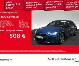 AUDI A3 SPORTBACK 35 TFSI SPORTBACK 35 TFSI S TRONIC 2XS LINE/PANO/LM19