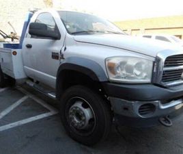 2008 DODGE RAM 4500 CAB CHASSIS EAGLE BED