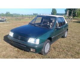 PEUGEOT 205 CABRIOLET 1992 PEUGEOT 205 CONVERTIBLE VERT MANUEL, 5 VITESSES COND...